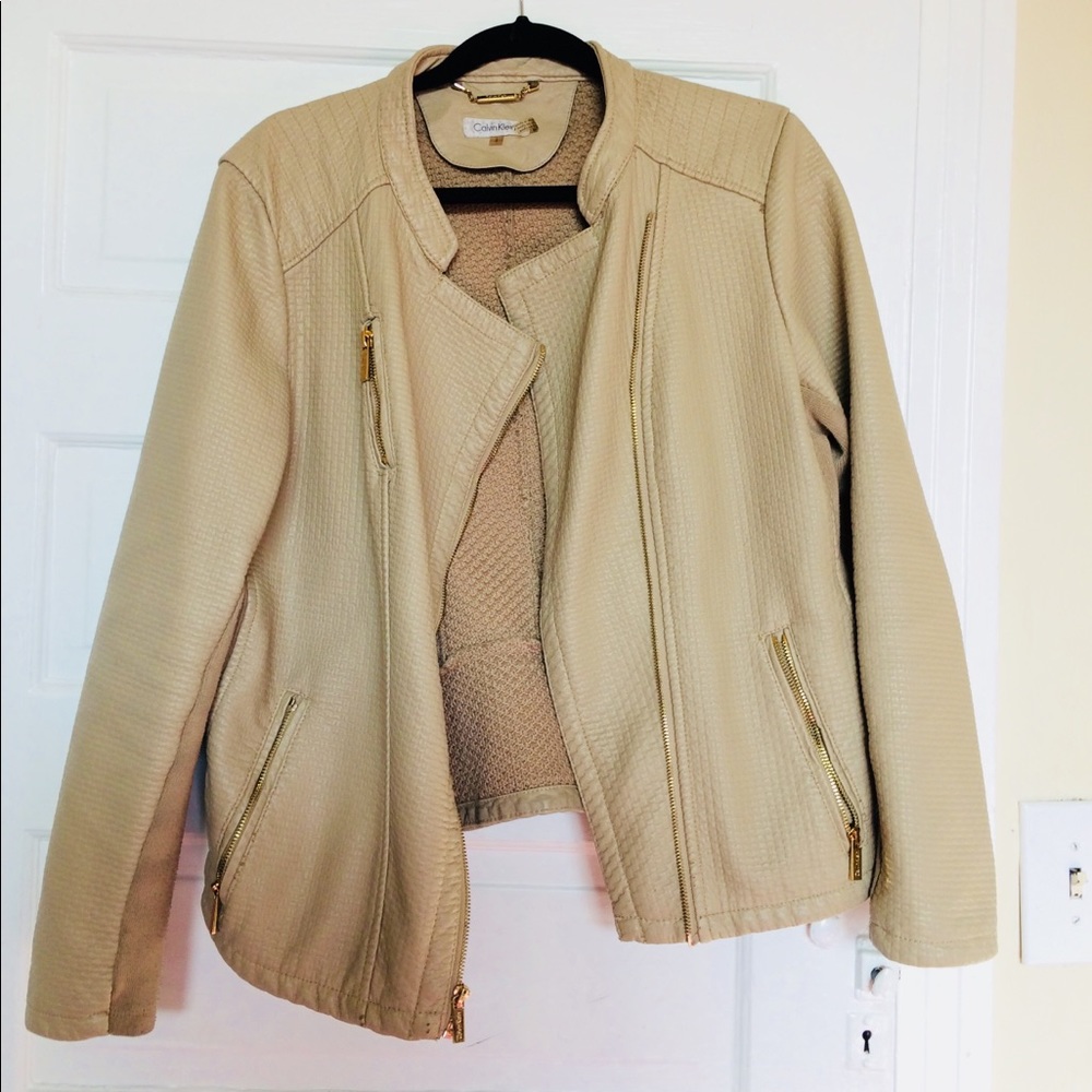 Calvin Klein leather jacket